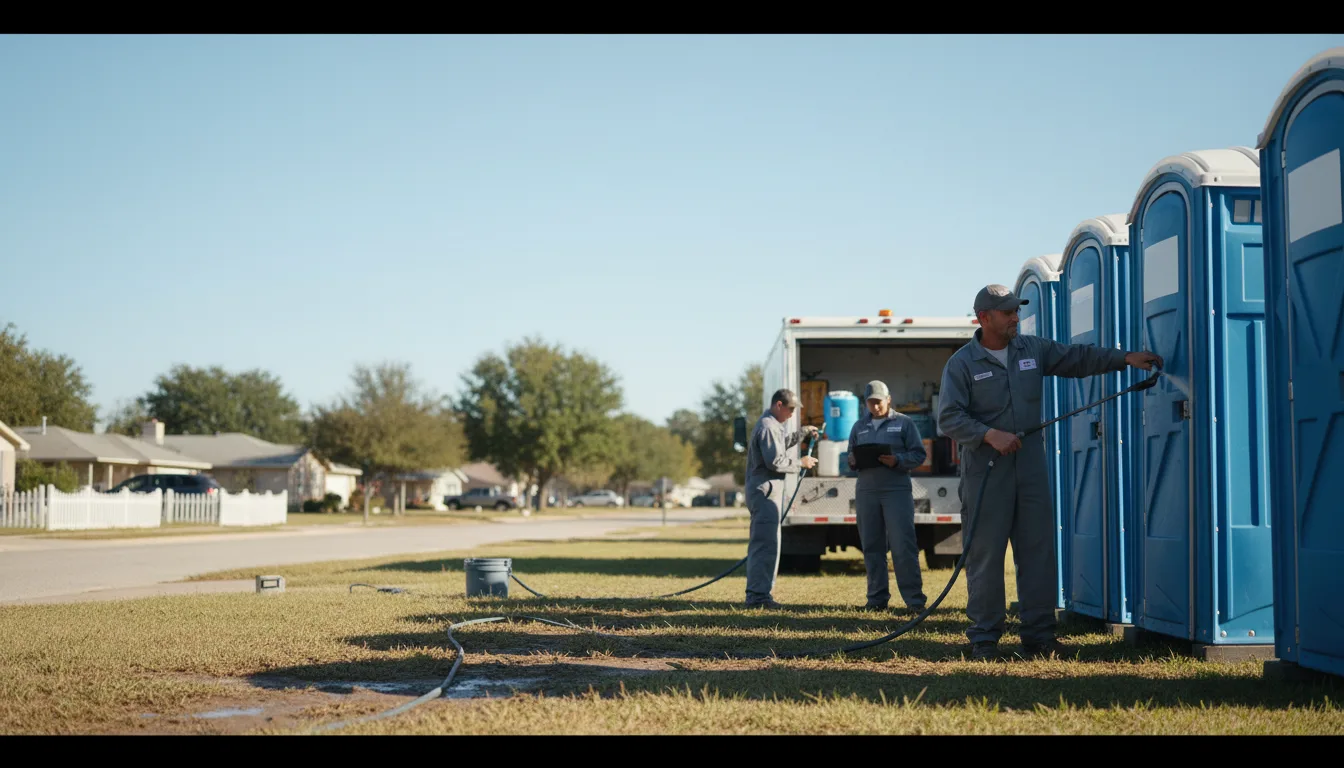 Long-Term Portable Toilet Rental in Overton, TX near me